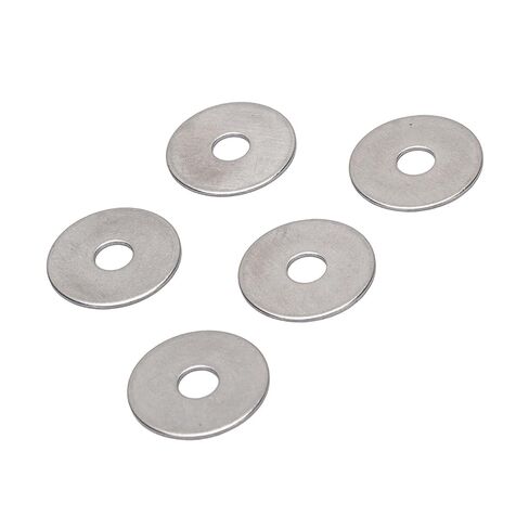 Stainless Steel Flat Washers 500 Pcs 4x15x0.5mm for M3 Screws with Load Distribution and Protective Barrier for Wood Plastic Metal Surfaces Suitable for DIY Furniture Assembly Automotive Repair Indust in Saudi Arabia