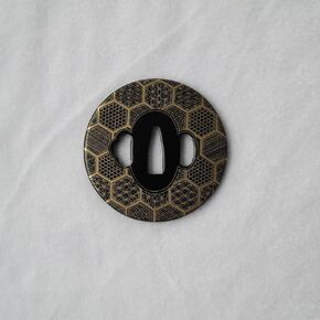 BOYU Japanese Samurai Sword Koshirae – Tsuba Iron Carved 001-026 in Kuwait