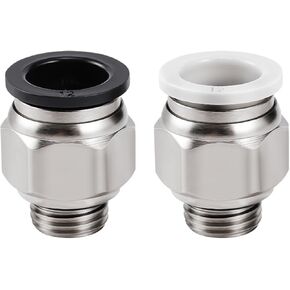 Black/white PC Straight Through Quick Connector PC8-02 Plugs Pneumatic Component 1Pcs(精品白PC8-04) in Kuwait