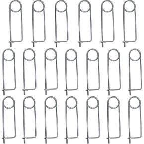 10 قطع 304 من الفولاذ المقاوم للصدأ على شكل دبوس أمان كوتر دبوس زنبركي، دبابيس أمان سريعة القفل بروش قفل لخطاف حديقة الحديقة في المزرعة in Kuwait