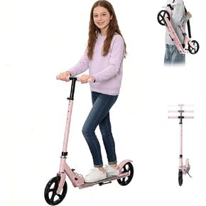 سكوتر للأطفال بعمر 6 سنوات فما فوق، سكوترات قابلة للطي للأطفال من سن 8 إلى 12 عامًا، والمراهقين، والبالغين يصل وزنهم إلى 250 رطل، 3 ارتفاعات قابلة للتعديل، فرامل خلفية، سطح عريض مضاد للانزلاق، سكوتر خفيف الوزن للأولاد والبنات in Kuwait