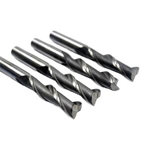 Mill HSS 2 3 4 Flute CNC Teeth Cutter Low Speed Machining Tool Metal Steel Plastic Diameter 1-15mm 1Pcs(6x6x40x100) in Kuwait