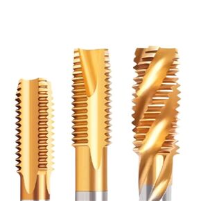 Inch Threading Tap HSS CO Spiral Straight Flute Fluteless UNC UNF TiN Coated Machine Metal CNC Tool 1Pcs(2-56) in Kuwait