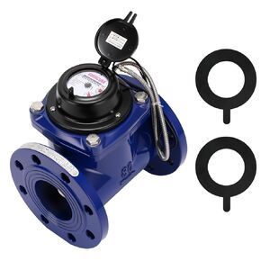 3" Woltmann Helix Water Meter, Pulse Output, Epoxy-Coated Cast Iron, Accuracy Class B, Resistant Seals, Cubic Meter, Non-Potable Use in Kuwait