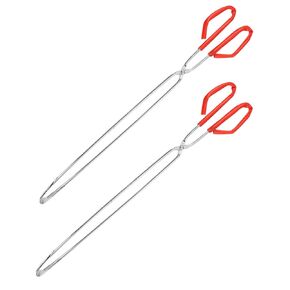 Holibanna 2 قطعة 60 سم أداة التقاط القمامة من الفولاذ المقاوم للصدأ مع قبضة مضادة للانزلاق، مشابك قمامة طويلة لجمع القمامة في الهواء الطلق وفرز النفايات in Kuwait