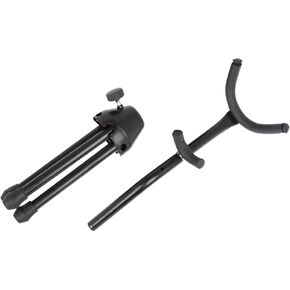 حامل ساكسفون ألتو محمول قابل للطي من Veemoon باللون الأسود - حامل حامل ساكسفون ثلاثي القوائم خفيف الوزن لأداء الموسيقى وممارسة الموسيقى in Kuwait