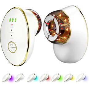 Red Light Therapy for Face,7 Color LED Lymphatic Drainage Massager Facial Cupping Suction for Skin Tightening, Face Lift Device in Saudi Arabia