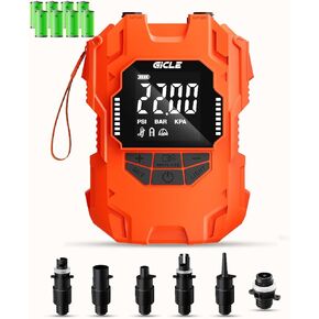 GICLE 22PSI Rechargeable Paddle Board Pump Electric Portable, 2000ma*8 Battery Powered SUP Pump for Inflatables Paddleboard Kayak Tent Boat for Inflation and Deflation with DC12V car Connector in Kuwait