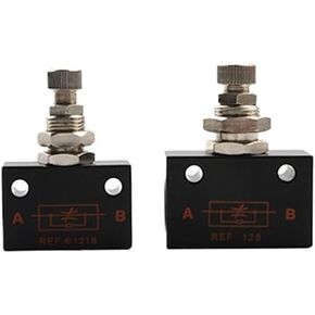 1PCS REF 128/1218 PT1/4 1/8 Throttle Valve Two-Way Adjustable Pneumatic Valve Automation line(REF 128) in Kuwait