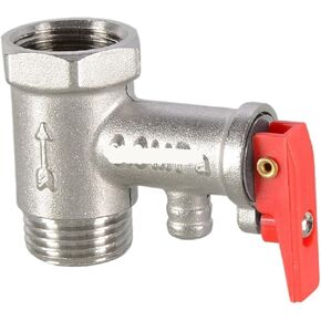 1PCS 1/2" Brass Nickel Plated Water Heater Special Safety Valve Pressure Relief Valve Pressure Relief Valve Accessories(2P) in Kuwait