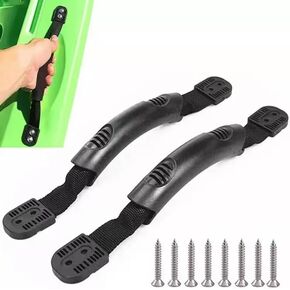 مقبض بلاستيكي لأجزاء الكاياك: عبوتان من مقبض حمل متين سهل التركيب مع براغي - تخزين النقل ونقاط ربط مؤقتة - ملحقات أنظمة Wilderness Kayak in Kuwait