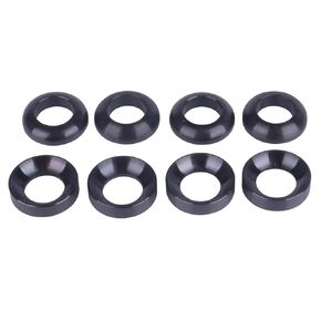 8 قطع من التيتانيوم M6 مقعر محدب غسالة الترباس لقرص فرامل الدراجة (أزرق محروق) in Kuwait