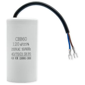 CBB60 Run Capacitor for Motor Air Compressor and air Conditioner Compressor, 120uF 250VAC 50/60Hz in Kuwait
