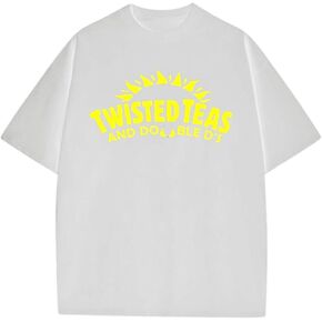 Cool Twisted Tees and Double T-Shirt, Funny Casual Graphic Tee for Women in Kuwait