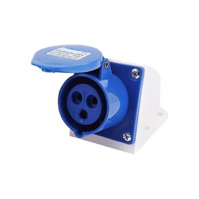 مقبس صناعي مكشوف 3 ثقوب 16A 3X16A مقبس طيران مقاوم للماء IP44 ZQ-113 (3 كور 16A -113 مجوف) in Kuwait