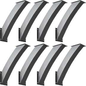 AECXM للخدمة الشاقة 4 × 4 بوصة (الفعلي: 3.2 بوصة × 3.2 بوصة) دعامات دعم زاوية بزاوية 45 درجة، لشرفات المراقبة والطوابق والشرفات والكبائن الخشبية وغيرها من العريشة بزاوية الإطار الخشبي (8 دعامة) in Kuwait