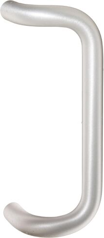 Rockwood BF157.28 سحب باب ألومنيوم 90 درجة، قطر 1 بوصة × 10 بوصة من المركز إلى المركز، من خلال تركيب مسمار لباب 1-3/4 بوصة، لمسة نهائية مؤكسدة شفافة in Kuwait