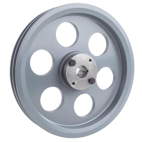 ضواغط 2AK94H/H-7/8 بكرة أخدود مزدوجة 9.25 بوصة - لجزء نقل الطاقة الميكانيكية Masterdrive - استبدال بكرة حزام على شكل حرف V من الحديد الزهر/حزام قسم بكرة 4 لتر مع جلبة 7/8 بوصة رمادية in Kuwait