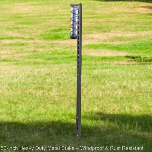 2-Pack 52-Inch Heavy Duty Metal Sign Posts for Outdoor Yard, Parking, Garage & Real Estate – Rust & Wind Resistant, Fits 10–18" Signs in Saudi Arabia