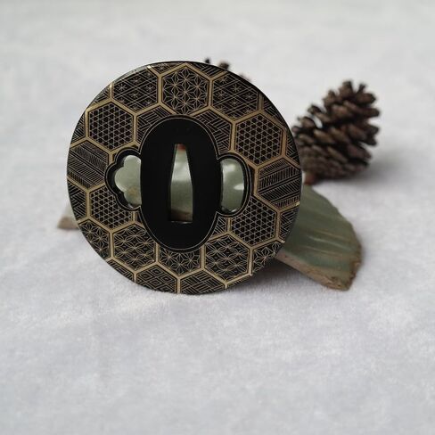 BOYU سيف الساموراي الياباني Koshirae – حديد تسوبا منحوت 001-026 in Kuwait