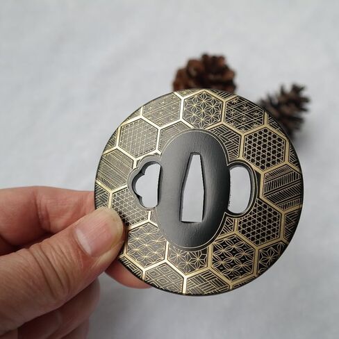 BOYU سيف الساموراي الياباني Koshirae – حديد تسوبا منحوت 001-026 in Kuwait