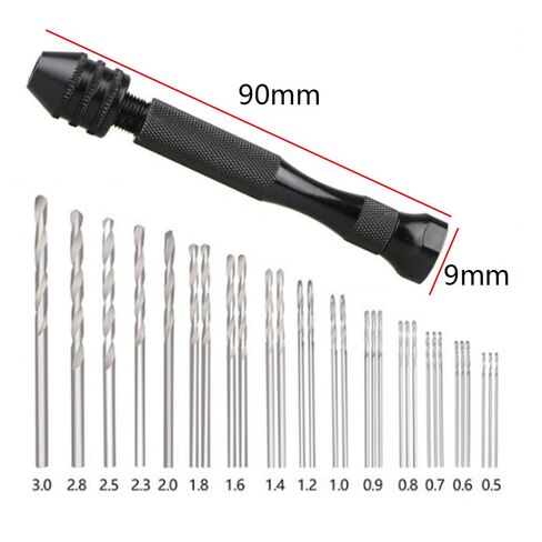 Mini Micro Aluminum Hand Drill Bits Set – Premium Alloy Steel Twist Drill Bits for Craft Carving, DIY Woodworking, Plastic, Jewelry, Resin & Model Making in Saudi Arabia