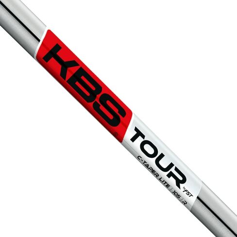 KBS C-Taper Lite Iron Shafts - Stiff Flex - .355 Taper Tip (PW - S - 110g) in Saudi Arabia