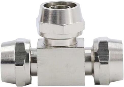 1PCS Pneumatic Quick Hose Tube Coupling OD 4mm 6mm 8mm 10mm 12mm 14 16mm Brass Fast Pipe Fitting T-type L-type Cross-type Connector(PE,4mm) in Saudi Arabia