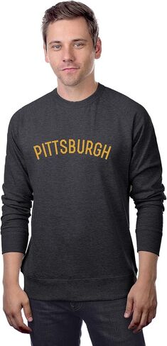 Daxton Pittsburgh Sweatshirt Athletic Fit Pullover Crewneck French Terry Fabric in Saudi Arabia