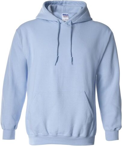 Gildan Men's Fleece Hoodie Sweatshirt, Style G18500, Multipack, Glacier Blue, Large in Saudi Arabia