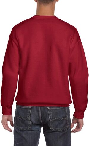 Gildan Men's Heavy Blend 8 Oz. 50/50 Fleece Crew, Forest Green, L in Saudi Arabia