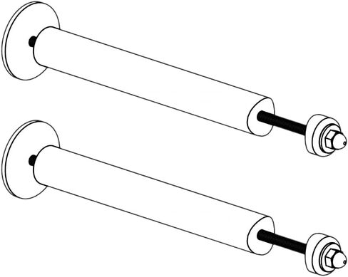 Boat T-Top Console Standoff Braces, Aluminum in Saudi Arabia