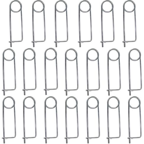 10 قطع 304 من الفولاذ المقاوم للصدأ على شكل دبوس أمان كوتر دبوس زنبركي، دبابيس أمان سريعة القفل بروش قفل لخطاف حديقة الحديقة في المزرعة in Kuwait