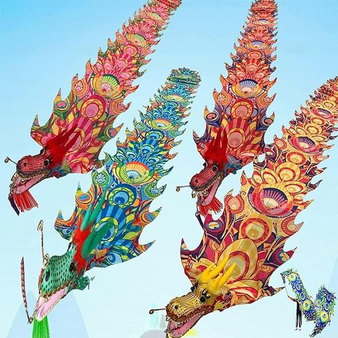 Dragons Dance 3D Lion Dance Tape, Silk Fabric Serpentine, Dragon Dance, Dragon Tape, Dragon and Lion Dance Accessories Dancing and Lion Dancing ~/ in Saudi Arabia