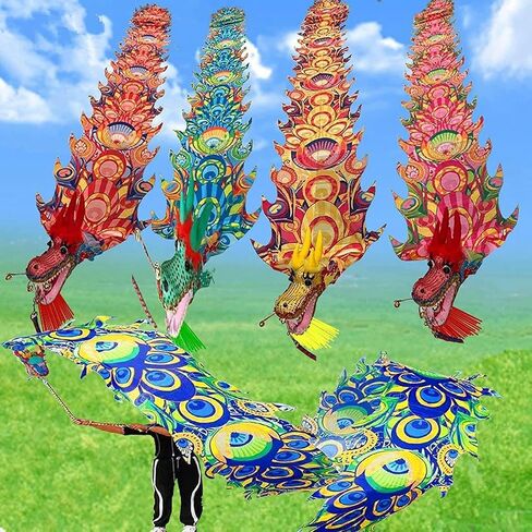 Dragons Dance 3D Lion Dance Tape, Silk Fabric Serpentine, Dragon Dance, Dragon Tape, Dragon and Lion Dance Accessories Dancing and Lion Dancing ~/ in Saudi Arabia