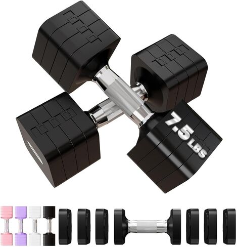 15LB 20LB 40LB 50LB Adjustable Dumbbell Set Free Weights Dumbbells Set for Women Men Hand Weights Sets Adjust Dumbbell Weight Sets for Home Gym Exercise Workout Strength Training Equipments in Kuwait