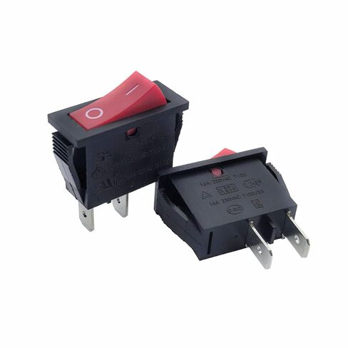 مفتاح متأرجح RK1-15، 2 دبوس، 16 أمبير 125/250 فولت تيار متردد، تصنيف درجة الحرارة T100/55، قطعتان in Kuwait