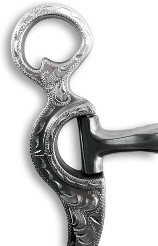 Southwestern Equine Featherlite Long Shank Engraved Bits (5" Mouth - 8-1/2" Cheeks) in Saudi Arabia