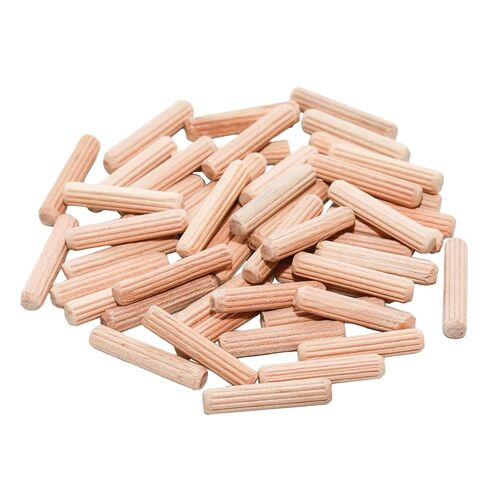 50 Pcs Wooden Dowel Pins,Hardwood Dowel Pegs for Furniture Renovation, Cabinets and Crafts(8x30mm) in Saudi Arabia