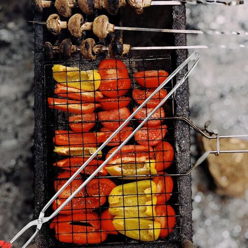 Holibanna 2 قطعة 60 سم أداة التقاط القمامة من الفولاذ المقاوم للصدأ مع قبضة مضادة للانزلاق، مشابك قمامة طويلة لجمع القمامة في الهواء الطلق وفرز النفايات in Kuwait