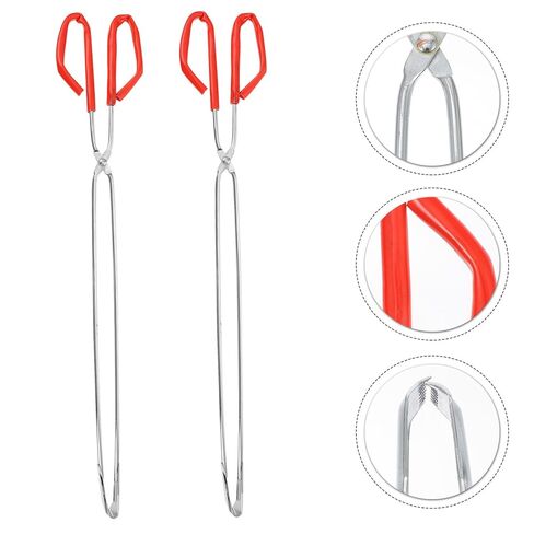 Holibanna 2 قطعة 60 سم أداة التقاط القمامة من الفولاذ المقاوم للصدأ مع قبضة مضادة للانزلاق، مشابك قمامة طويلة لجمع القمامة في الهواء الطلق وفرز النفايات in Kuwait