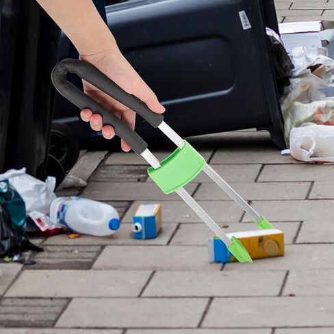 VALICLUD Multifunctional Trash Picker Grabber Tool Long Handle Garbage Clamp Reusable Rubbish Pick up Tongs for Outdoor Cleaning and Sanitation Use in Saudi Arabia