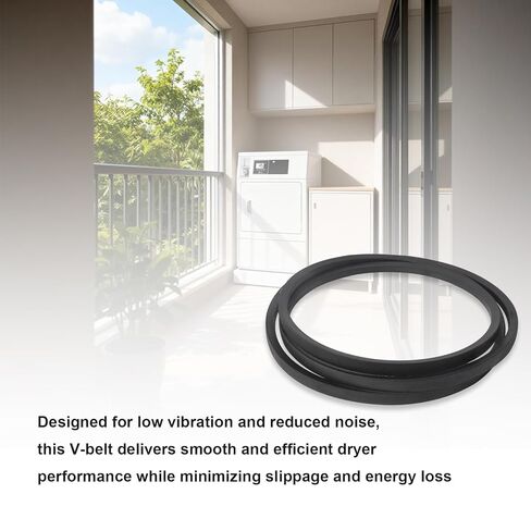 Dryer Belt V-Belt Compatible with Alliance, Speed Queen, Huebsch Dryers Replace M412981, TU20069, 4L810 – Durable Replacement Drive Belt for Commercial & Residential Dryer Units in Kuwait
