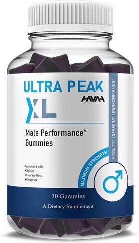 Havah Ultra Peak XL Performance Gummies, UltraPeak XL Advanced Overall Health and Natural Performance Formula Supplement (1 Pack - 30 Gummies) in Kuwait