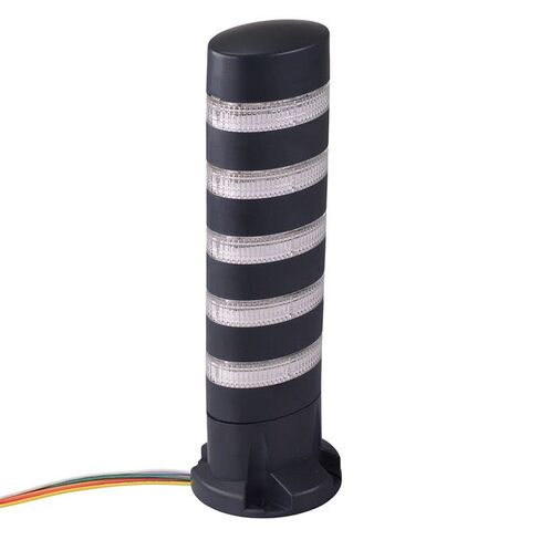 IDEC LD6A-5DQB-RYSGWC أحمر/أصفر/أزرق/أخضر/أبيض مصباح كومة عدسة شفاف LED برج جبل مباشر 24VAC/DC in Saudi Arabia