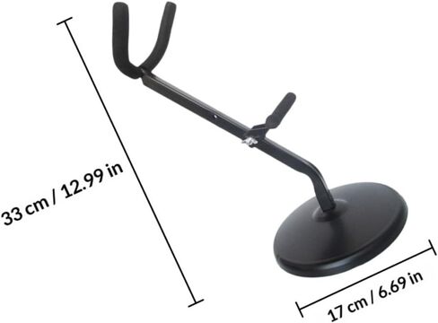 Hemoton Foldable Alto Saxophone Stand Non-skid Iron Sax Holder with Sponge Support for Alto and Tenor Saxophones Desktop Display Rack for Musical Instruments in Saudi Arabia