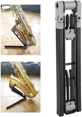 Universal Sax Portable Holder Foldable Alto Saxophone Bracket Adjustable Stand Studio Display in Saudi Arabia