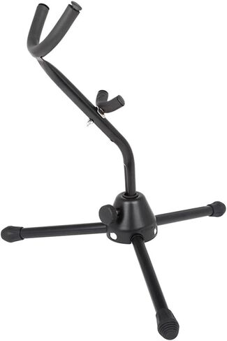 حامل ساكسفون ألتو محمول قابل للطي من Veemoon باللون الأسود - حامل حامل ساكسفون ثلاثي القوائم خفيف الوزن لأداء الموسيقى وممارسة الموسيقى in Kuwait