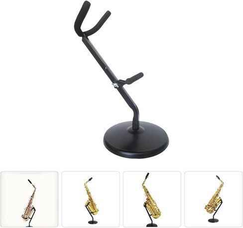 حامل ساكسفون Homoyoyo Alto Saxophone غير قابل للانزلاق، دعم مبتكر لعرض Alto Sax واستخدام سطح المكتب، حامل ساكسفون عملي لممارسة الموسيقى والأداء in Saudi Arabia