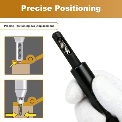 مجموعة رؤوس مثقاب مركزية ذاتية من FIVEPEARS، 3 قطع VIX مع ساق سداسية 1/4 بوصة، 3/32 بوصة، 7/64 بوصة، 1/8 بوصة مجموعة رؤوس مثقاب مركزية للخزانة والباب والمفصلات الدقيقة in Kuwait